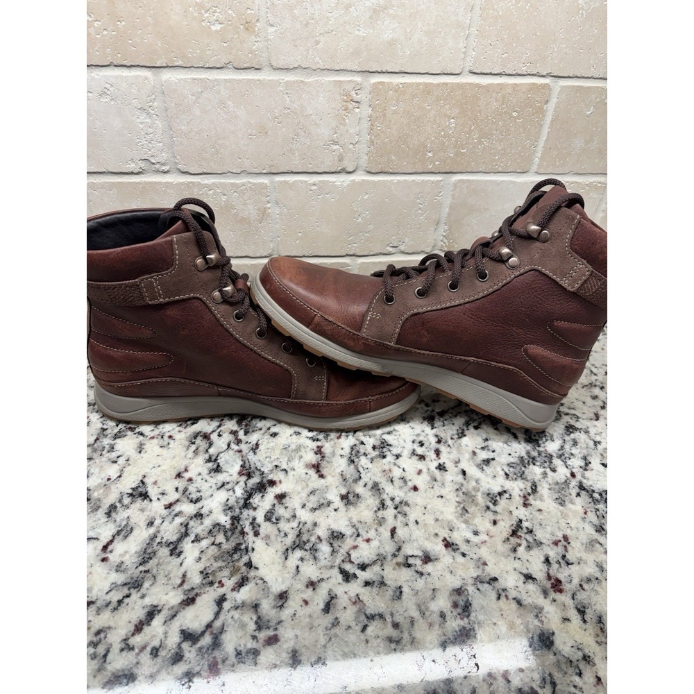 CHACO SIERRA BOOTS BROWN WATERPROOF LEATHER HIKING SHOES WOMEN'S US SIZE 8.5 - Picture 6 of 9